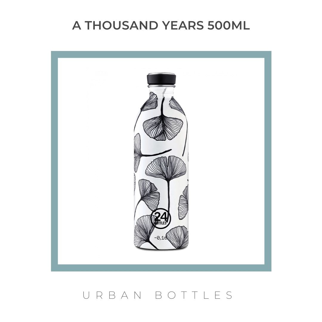 24 Bottles Urban Adults' Unisex Bottle, unisex_adult, Steel Life 055,  steel, 500 ml